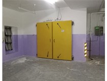 【德軒案例】梧桐院地庫改造——墻面刷油漆、乳膠漆，改造人防門油漆